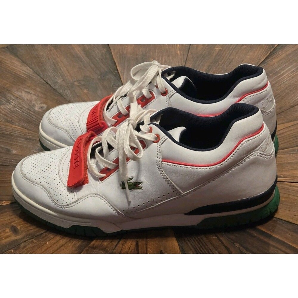 Lacoste Missouri 118 White Leather Sneakers Size - Mens US 11.5